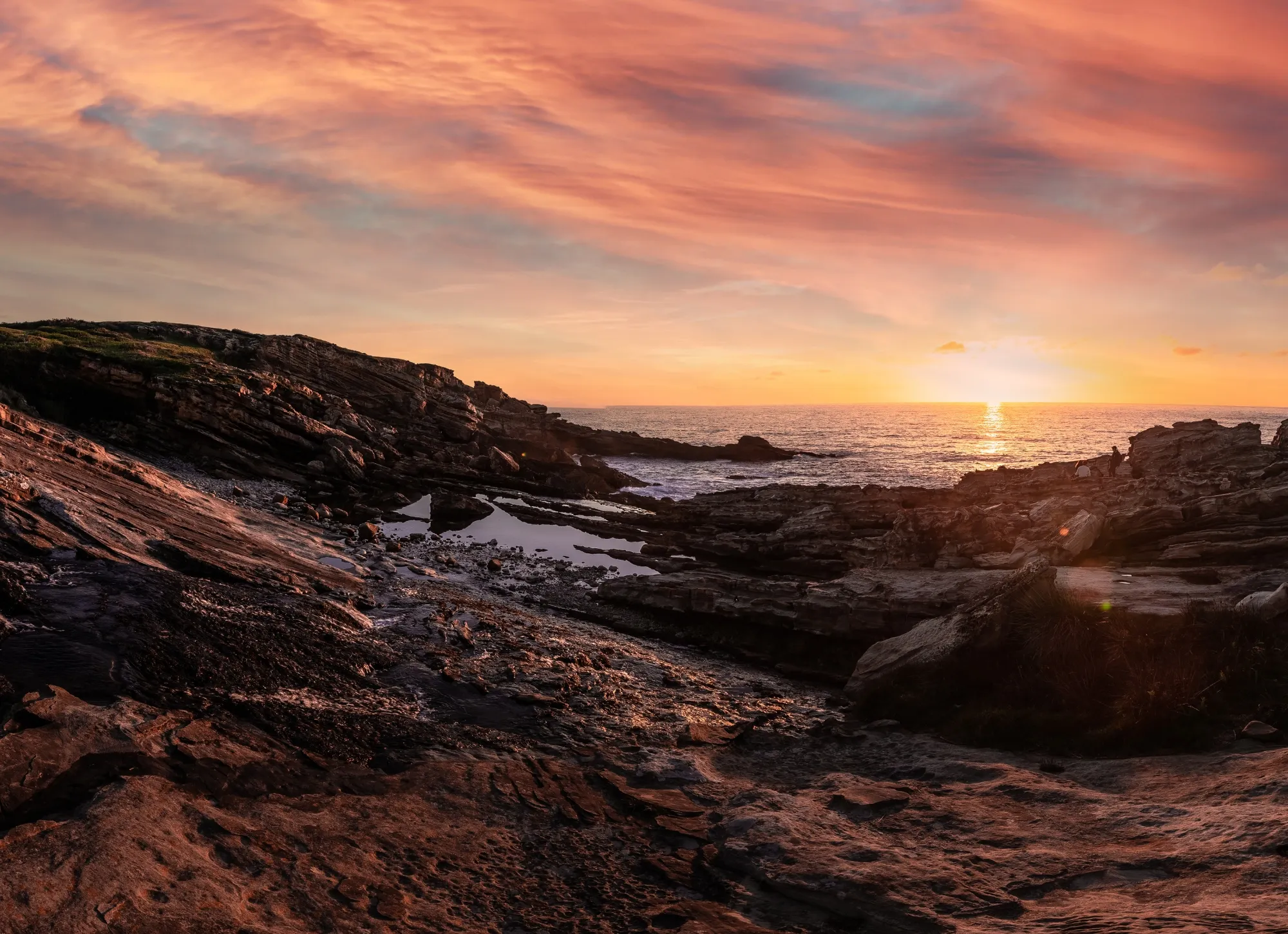 couche de soleil pays basque