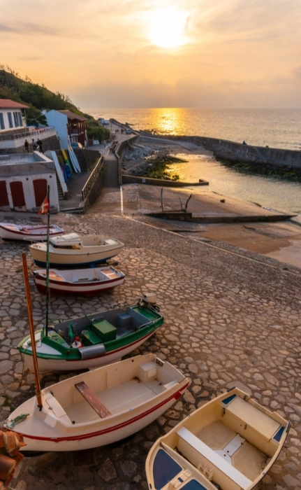 sentier du littoral guethary port